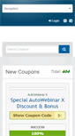 Mobile Screenshot of internetmarketingcoupons.com