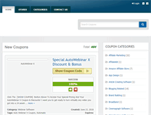Tablet Screenshot of internetmarketingcoupons.com
